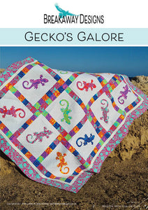 Gecko's Galore Quilt Paper Pattern by Breakaway Designs