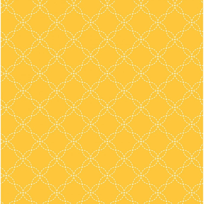 KimberBell Basics by Maywood Studios - Lattice - Yellow