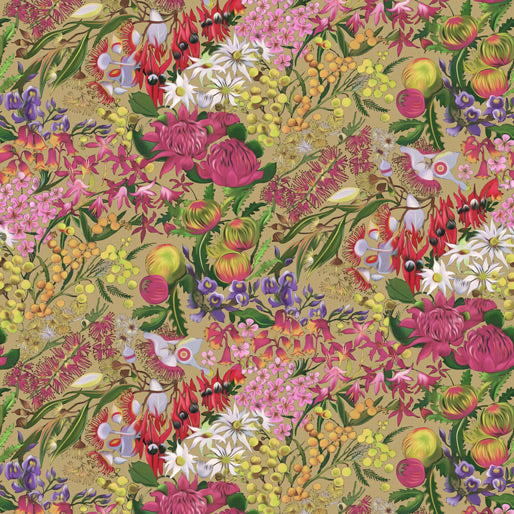 Wild Flowers - Wildlife Valley II - Kennard and Kennard Fabrics