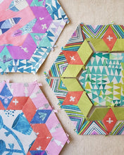 Load image into Gallery viewer, Cherish Quilt Kit - EPP papers, templates and pattern for the 8&quot; block version