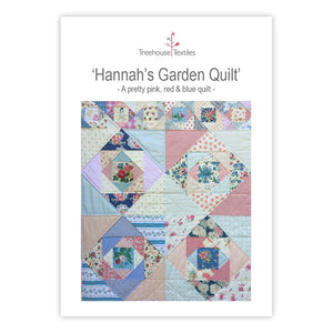 Hannah's Garden Quilt Paper Pattern by Treehouse Textiles