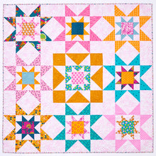 Load image into Gallery viewer, Galaxy Twist Quilt Paper Pattern by Tied With a Ribbon Jemima Flendt