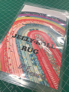 Jelly Roll Rug Paper Pattern.