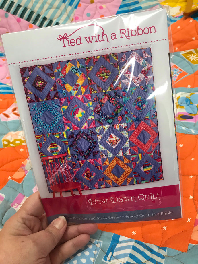 Tied With a Ribbon -New Dawn Quilt Paper Pattern