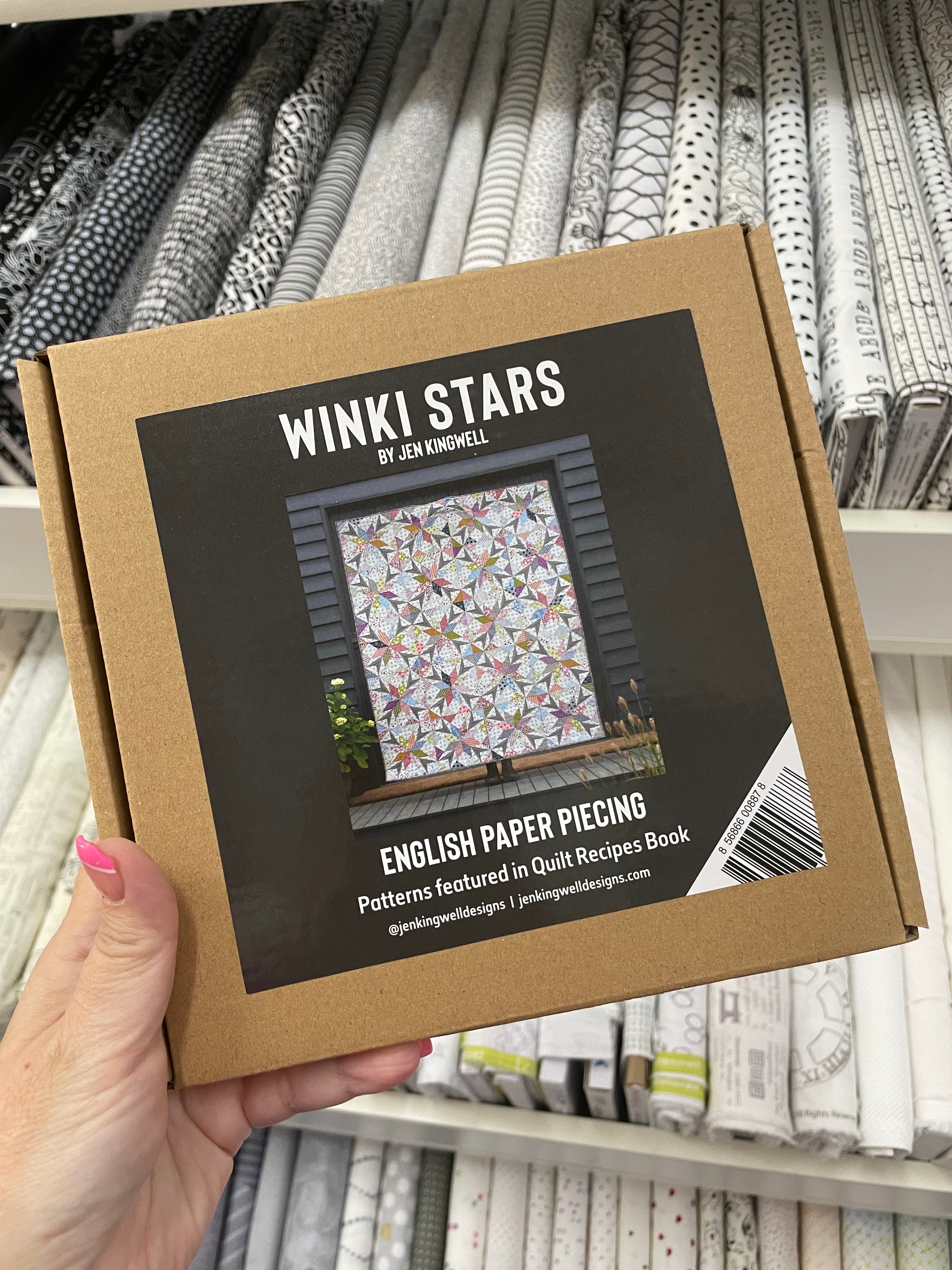 Winki Stars English Paper Piecing Papers Pack, Jen Kingwell Designs  #JKD-8878