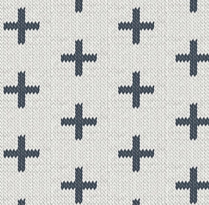 Art Gallery Fabric- Hooked- Chain Stitch Crosses by Mister Domestic