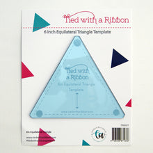 Load image into Gallery viewer, Tied With a Ribbon - 6&quot; Equilateral Triangle Ruler
