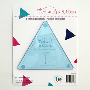 Tied With a Ribbon - 6" Equilateral Triangle Ruler