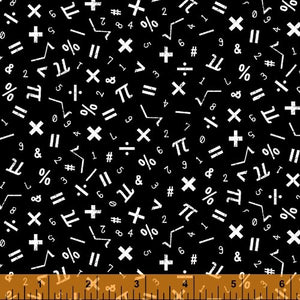 It's Elementary  White on Black by Rosemarie Lavin for Windham Fabrics