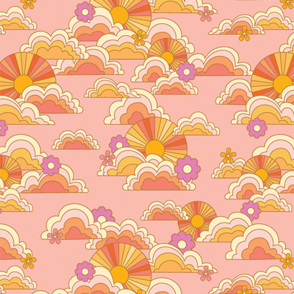 Art Gallery Fabric - Flower Bloom - Sun Bound