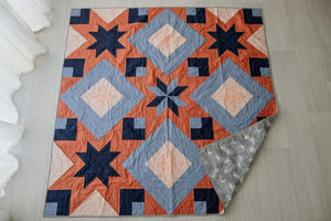 Midsummer Night Quilt Paper Pattern by La Fortuna Designs