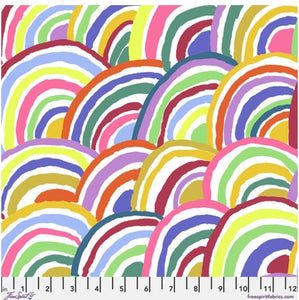 Kaffe Fassett Collection February 2022- Rainbows - White