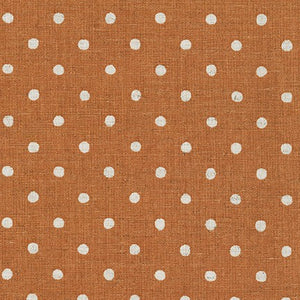 Sevenberry Canvas natural dots - Copper for Robert Kaufman