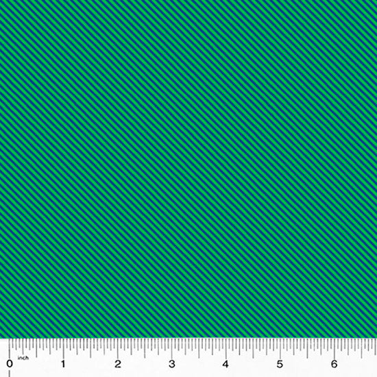 Breaking News - Static Green -by Janine Vangool for Windham Fabrics