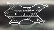 Load image into Gallery viewer, Turkey - Silly Moon Quilting Ruler