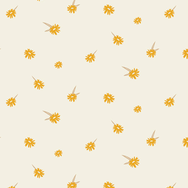 Art Gallery Fabric - Honey Fusion - Dancing Daisies Honey