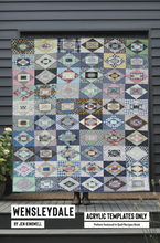 Load image into Gallery viewer, Acrylic Templates for Wensleydale Pattern from Quilt Recipes Book- Jen Kingwell